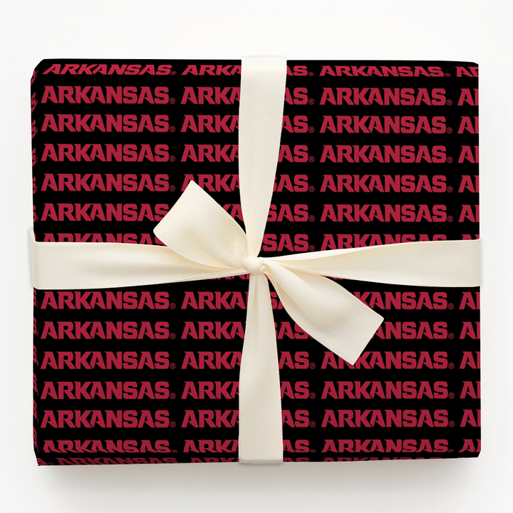Red Letter Arkansas - Wrapping Paper - Aspen & Arlo