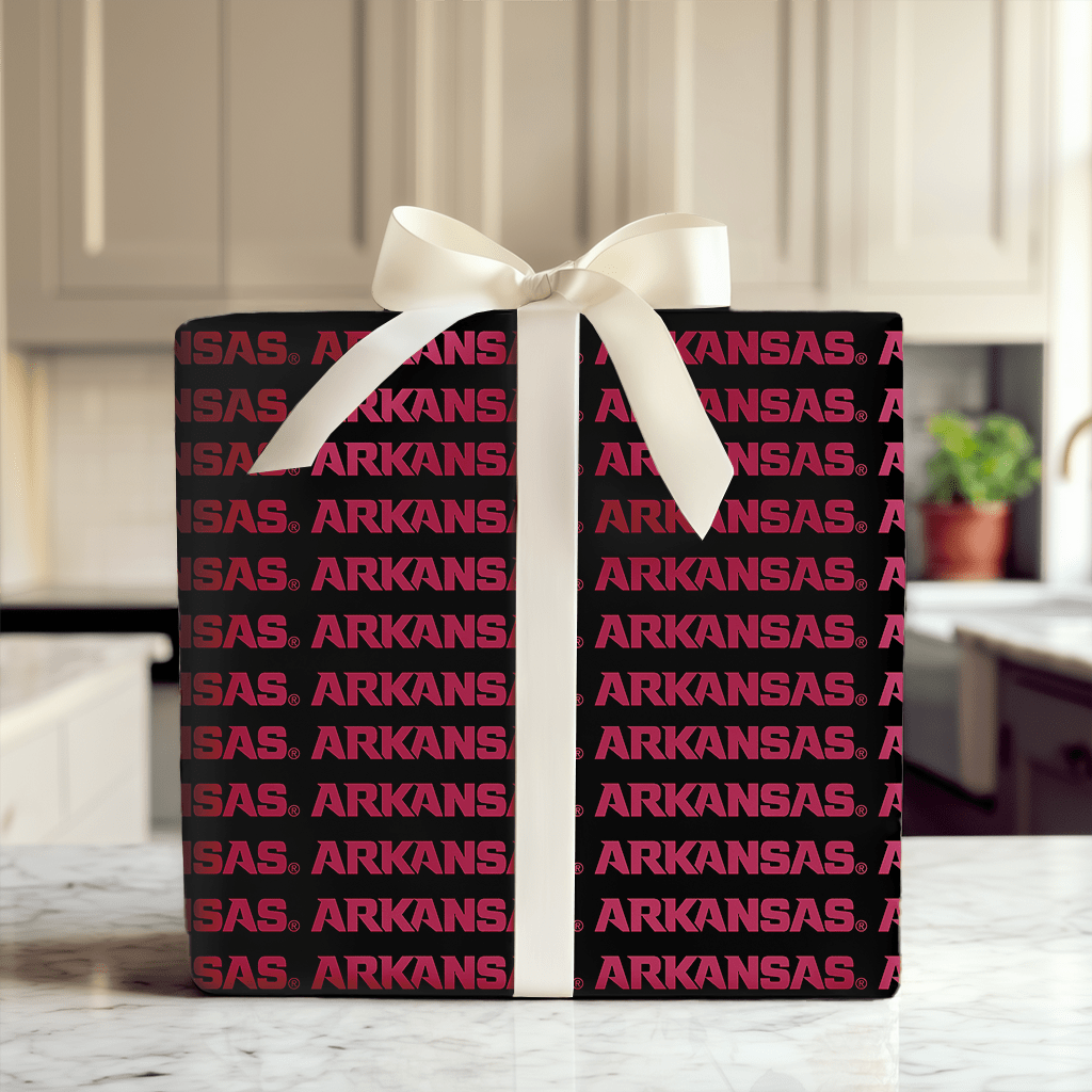 Red Letter Arkansas - Wrapping Paper - Aspen & Arlo