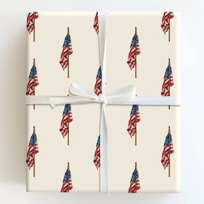 Flag Pole - Wrapping Paper - Aspen & Arlo