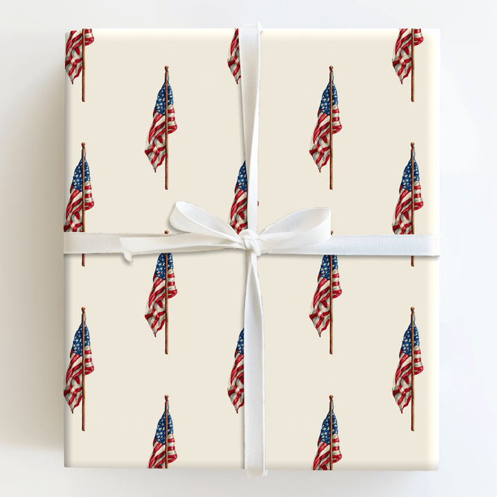 Flag Pole - Wrapping Paper - Aspen & Arlo