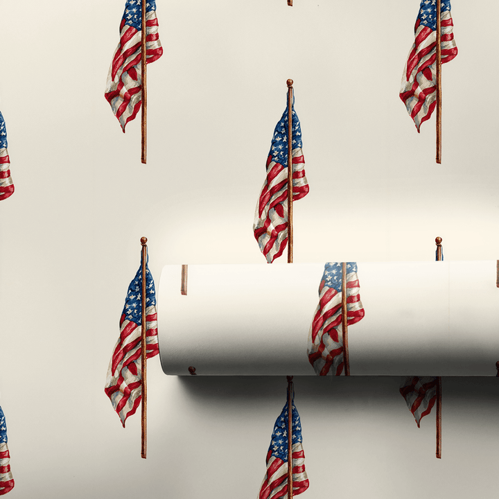 Flag Pole - Wrapping Paper - Aspen & Arlo