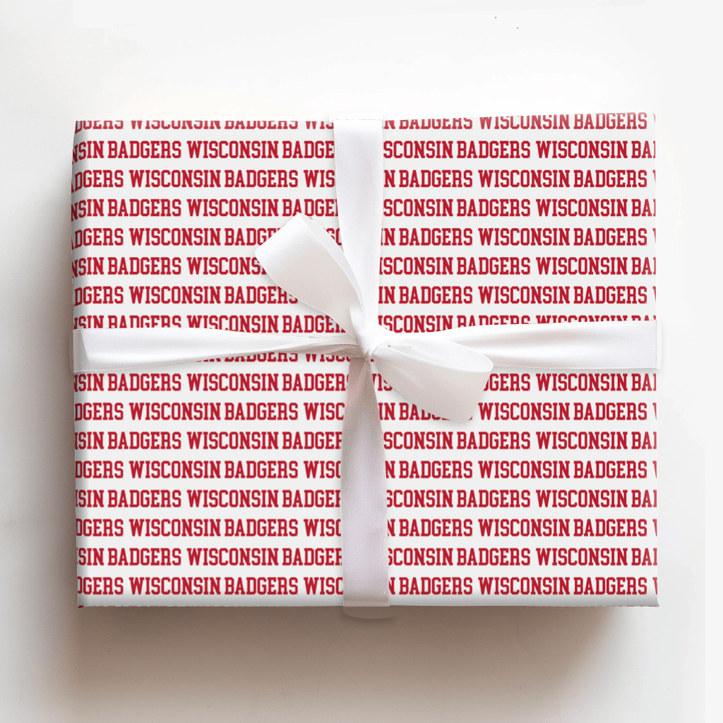 Wisconsin Badgers - Wrapping Paper - Aspen & Arlo