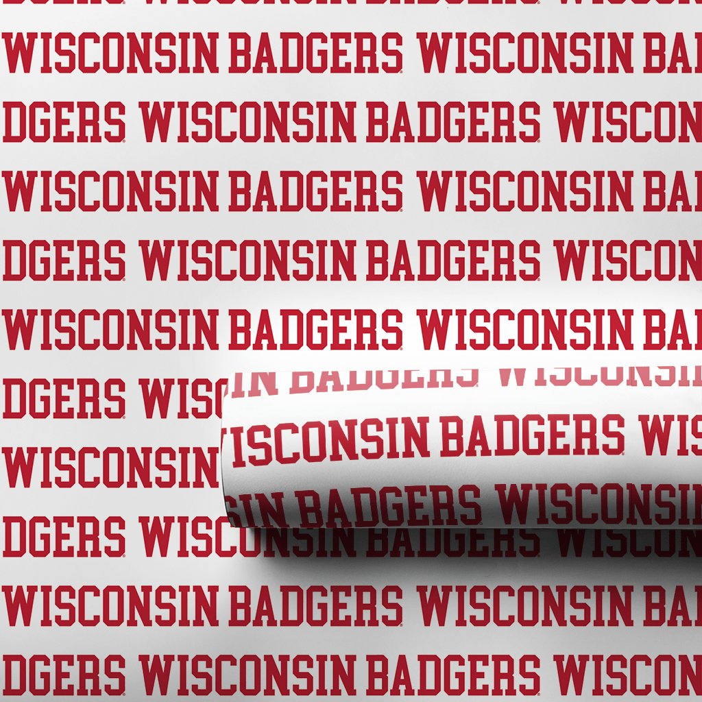 Wisconsin Badgers - Wrapping Paper - Aspen & Arlo
