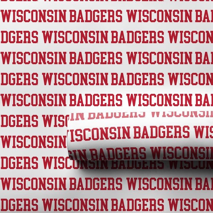 Wisconsin Badgers - Wrapping Paper - Aspen & Arlo