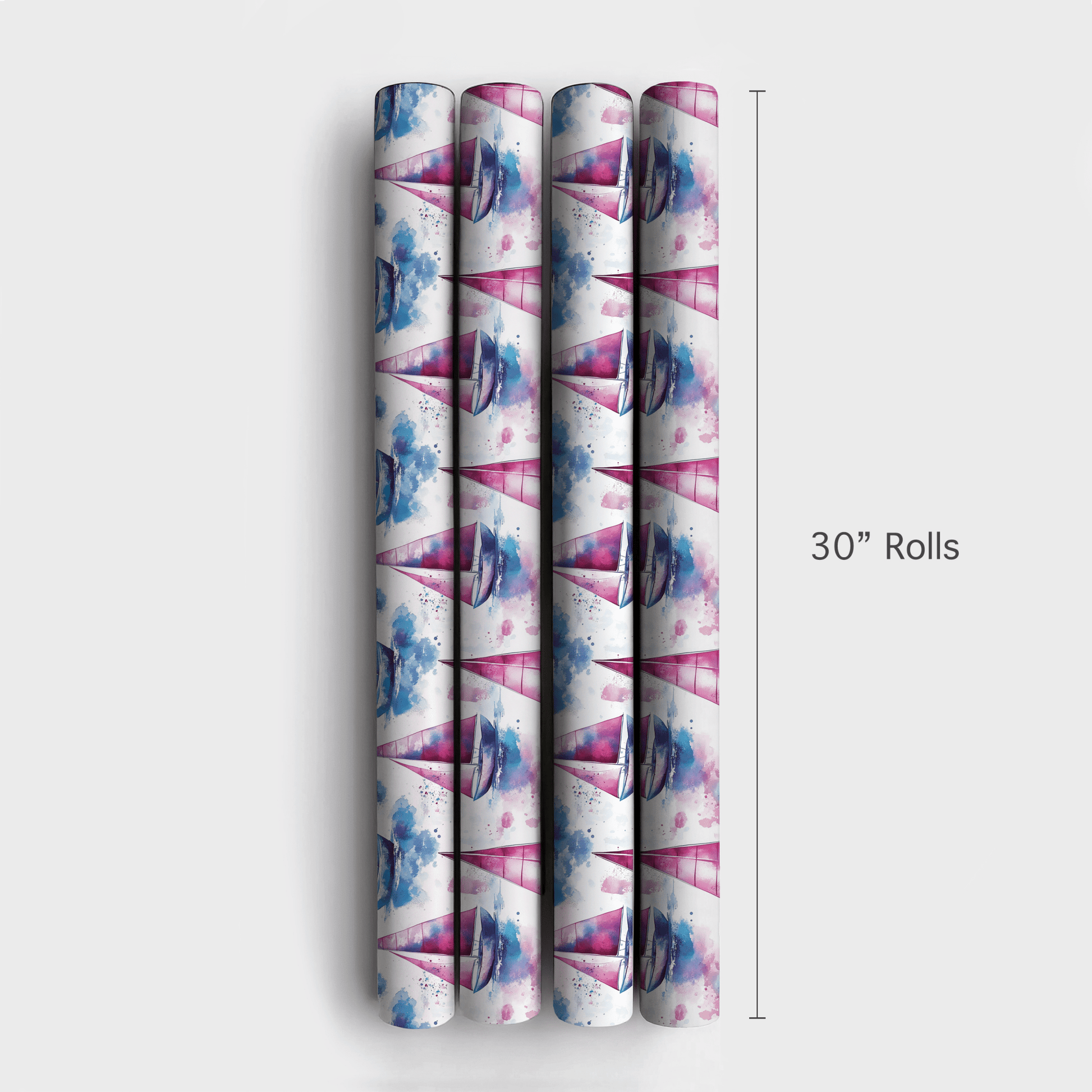 Blush and Blue - Wrapping Paper - Aspen & Arlo