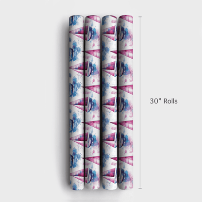 Blush and Blue - Wrapping Paper - Aspen & Arlo