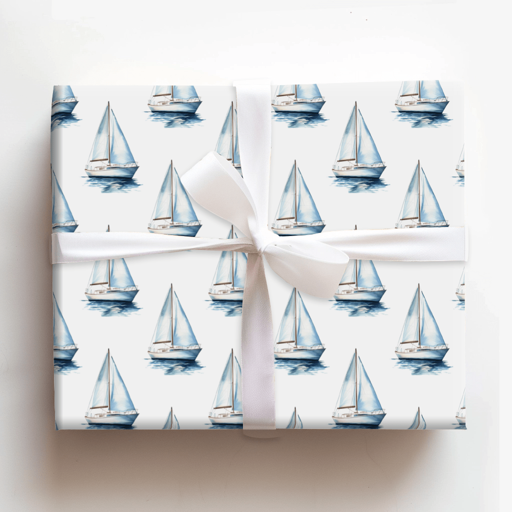 Come Sail Away - Wrapping Paper - Aspen & Arlo