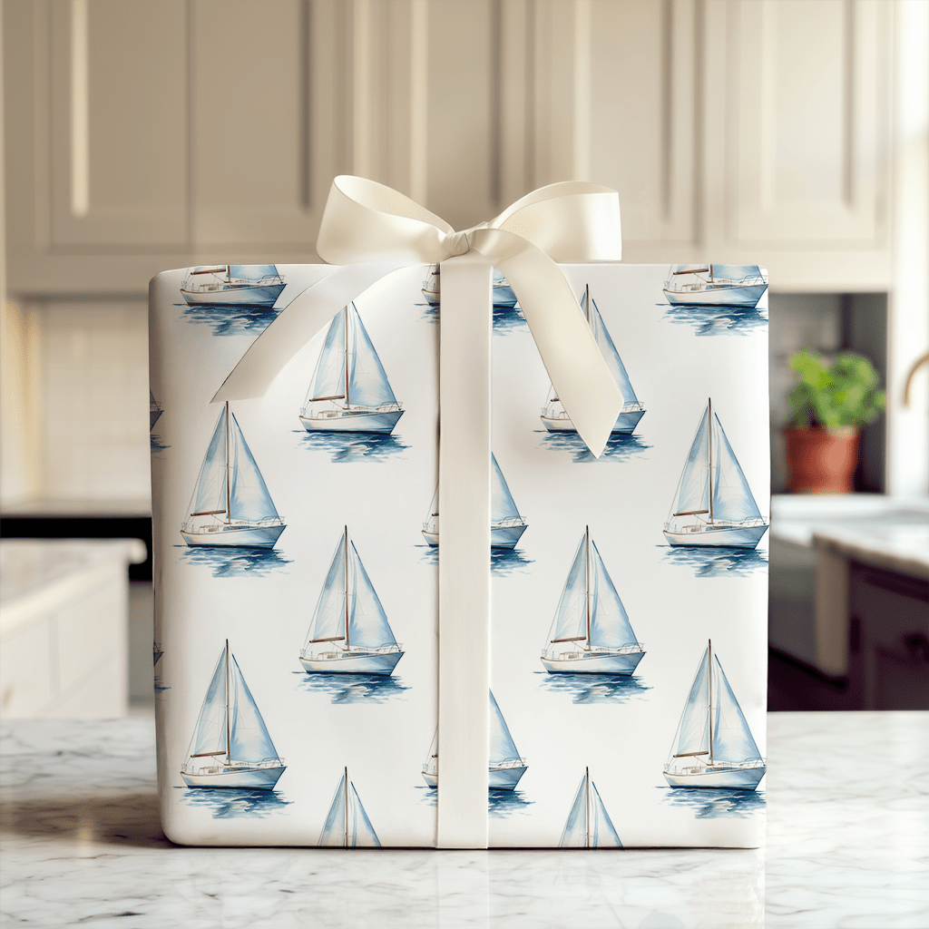 Come Sail Away - Wrapping Paper - Aspen & Arlo