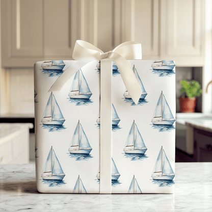 Come Sail Away - Wrapping Paper - Aspen & Arlo