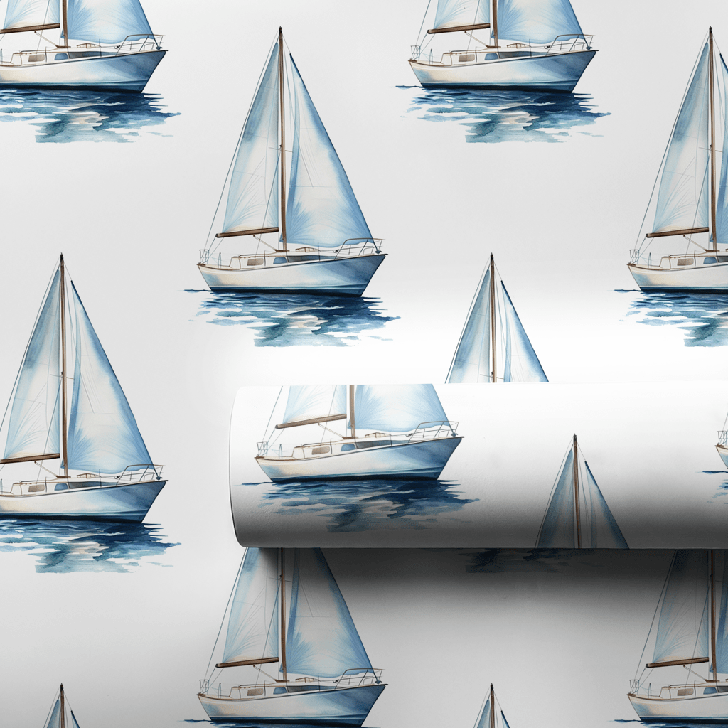 Come Sail Away - Wrapping Paper - Aspen & Arlo