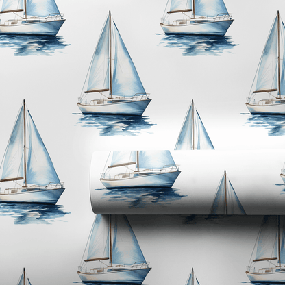 Come Sail Away - Wrapping Paper - Aspen & Arlo