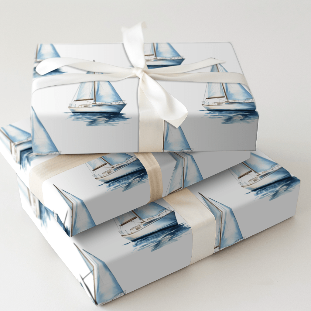 Come Sail Away - Wrapping Paper - Aspen & Arlo