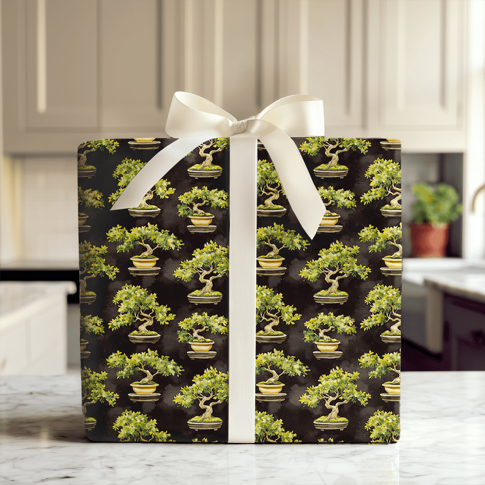 Bonsai On Time - Wrapping Paper - Aspen & Arlo