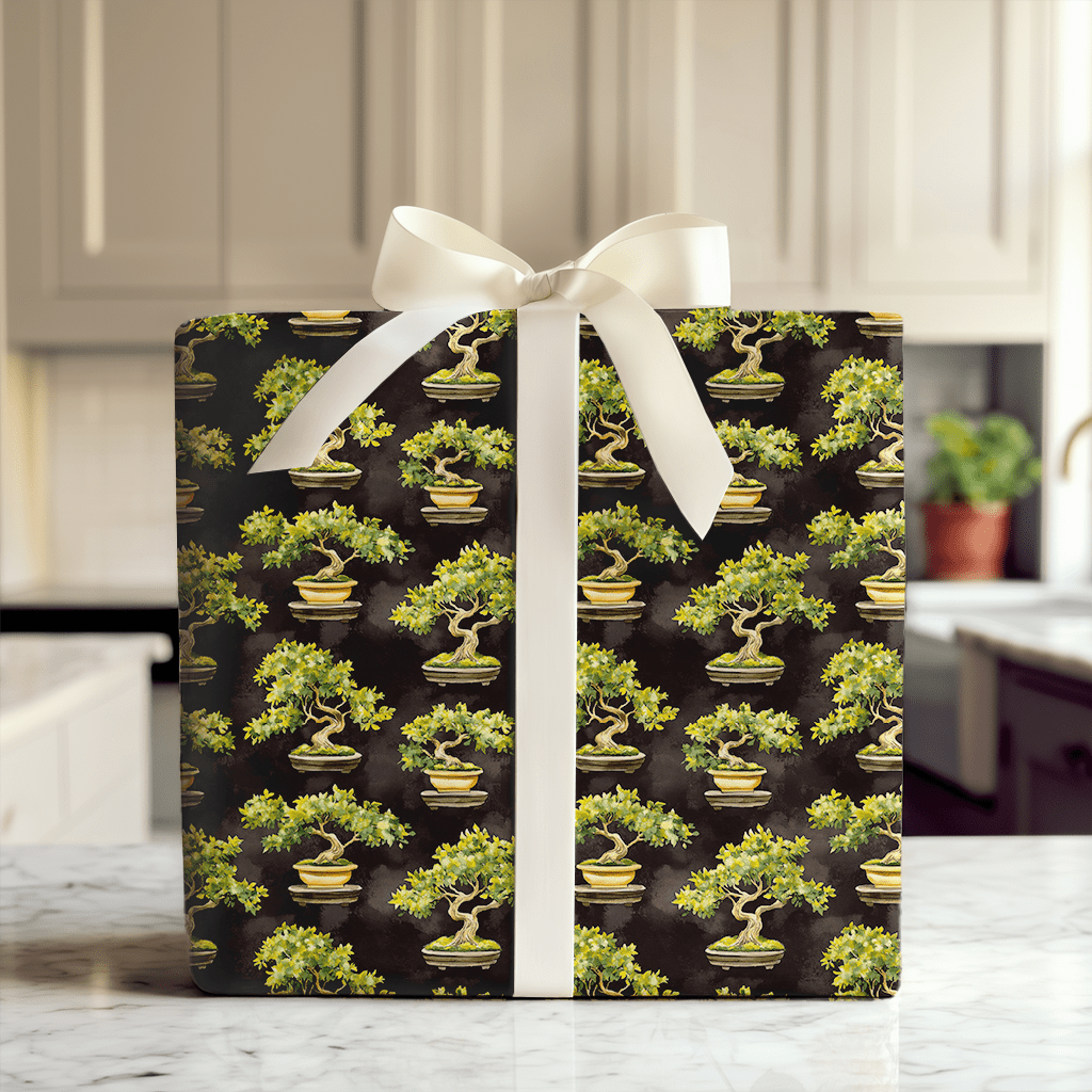 Bonsai On Time - Wrapping Paper - Aspen & Arlo
