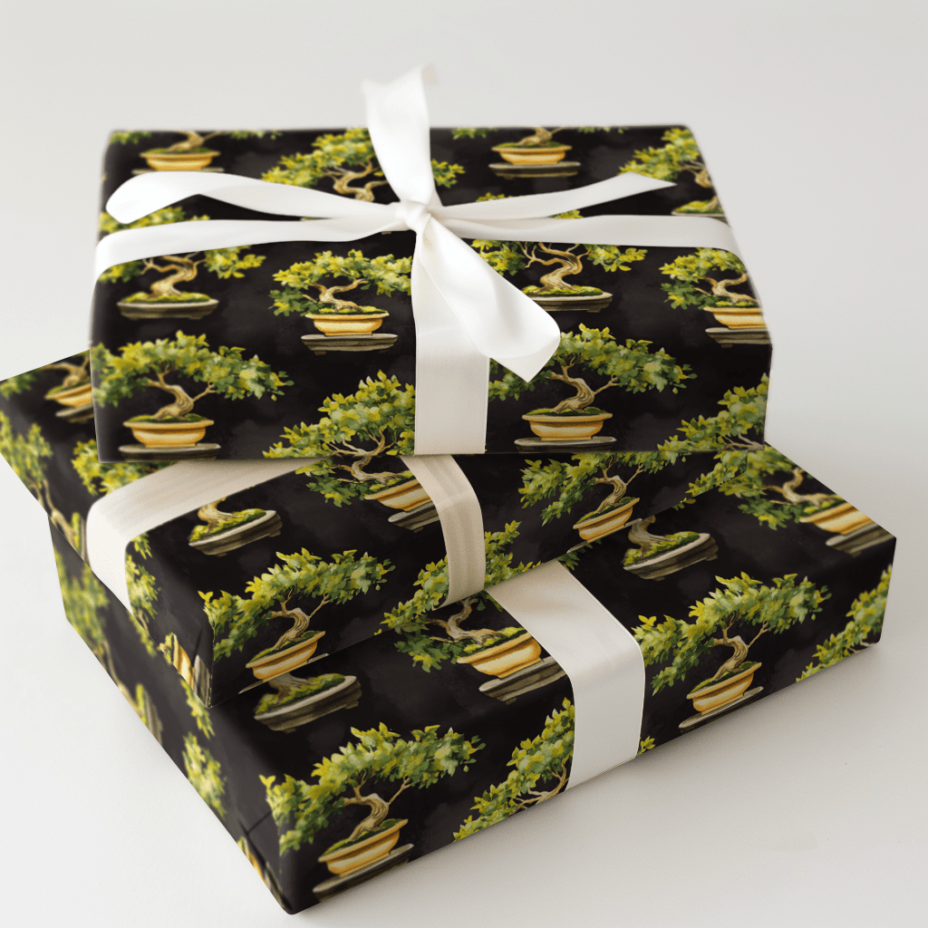 Bonsai On Time - Wrapping Paper - Aspen & Arlo