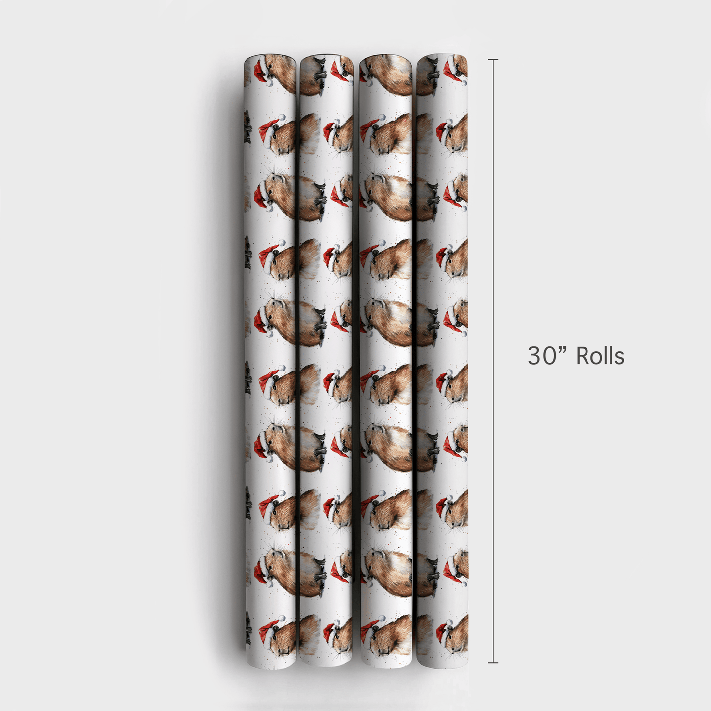 Capybara Festive - Wrapping Paper - Aspen & Arlo