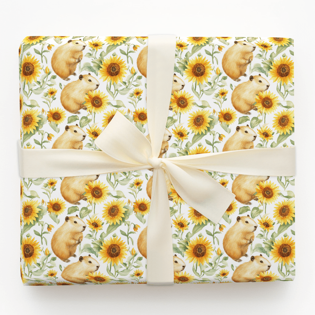 Sunflower America - Wrapping Paper - Aspen & Arlo