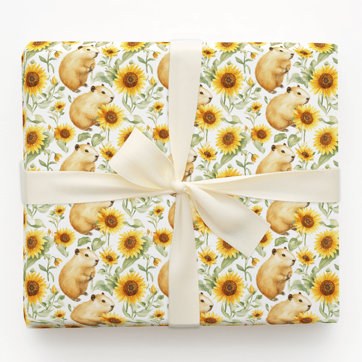 Sunflower America - Wrapping Paper - Aspen & Arlo