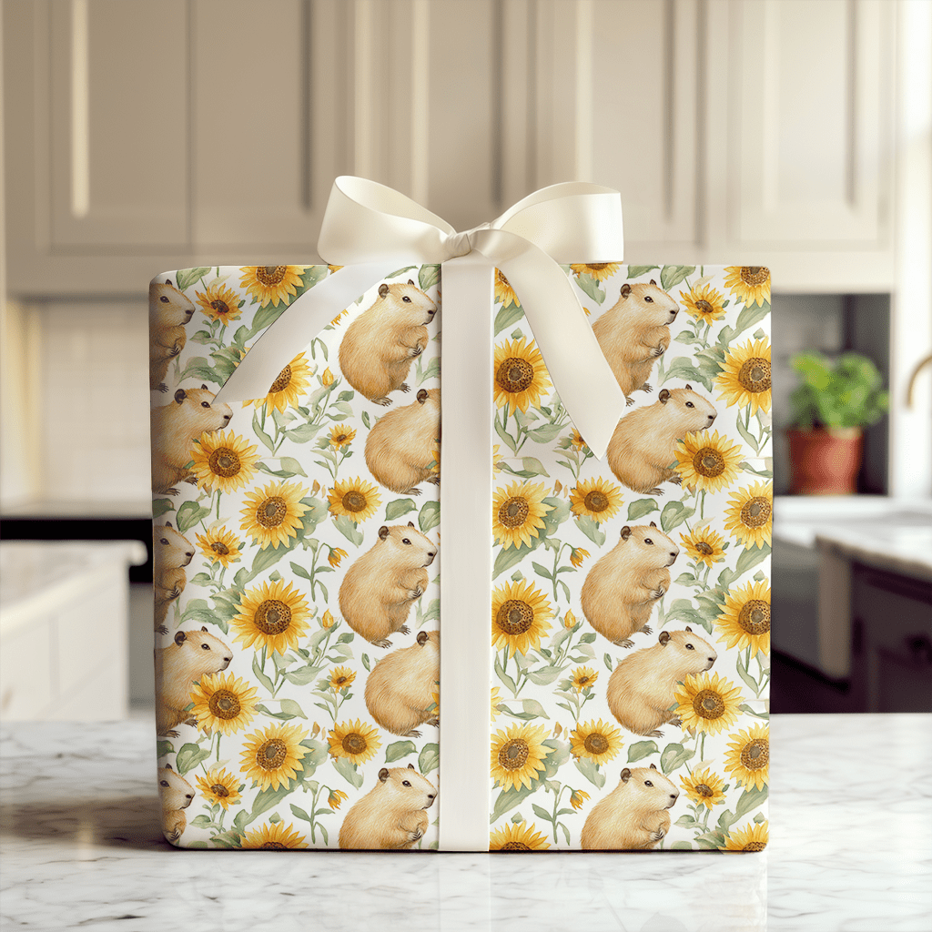 Sunflower America - Wrapping Paper - Aspen & Arlo