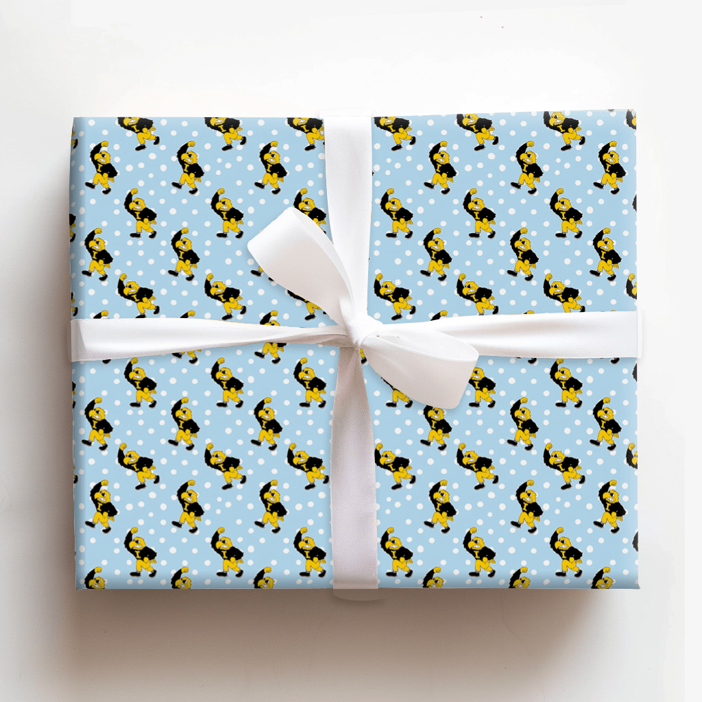 Hawkeye Dotties - Wrapping Paper - Aspen & Arlo