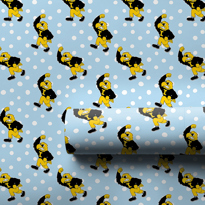 Hawkeye Dotties - Wrapping Paper - Aspen & Arlo