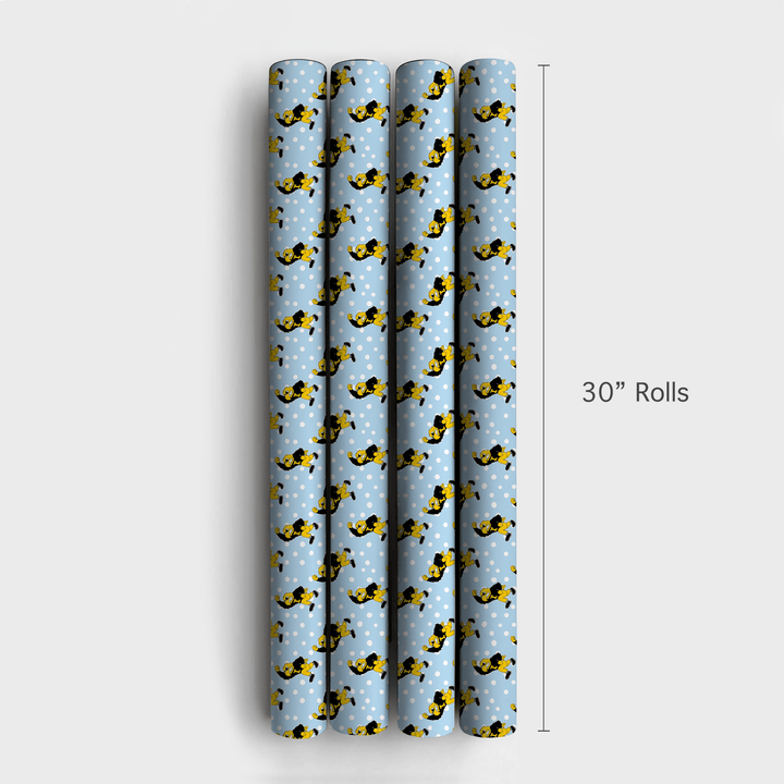 Hawkeye Dotties - Wrapping Paper - Aspen & Arlo