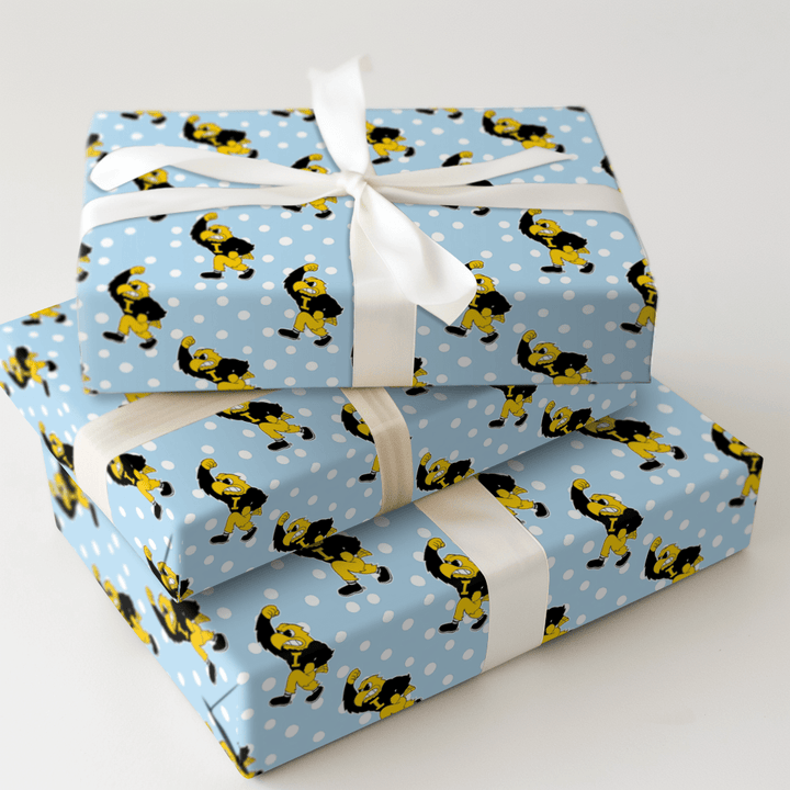Hawkeye Dotties - Wrapping Paper - Aspen & Arlo