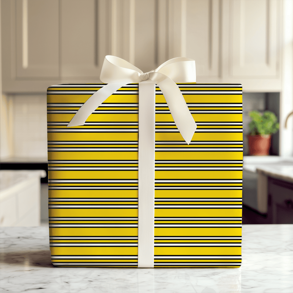 Black and Gold Wrap - Wrapping Paper - Aspen & Arlo