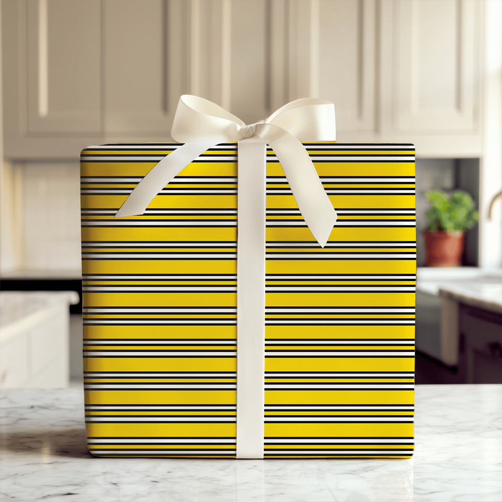 Black and Gold Wrap - Wrapping Paper - Aspen & Arlo