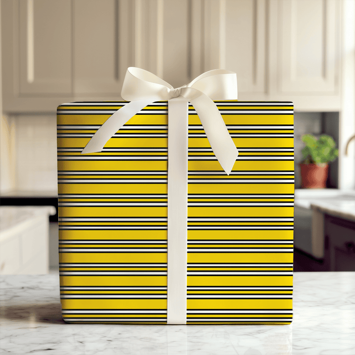 Black and Gold Wrap - Wrapping Paper - Aspen & Arlo
