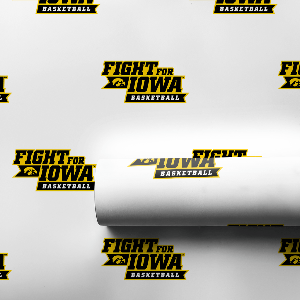 Fight For Iowa Basketball - Wrapping Paper - Aspen & Arlo