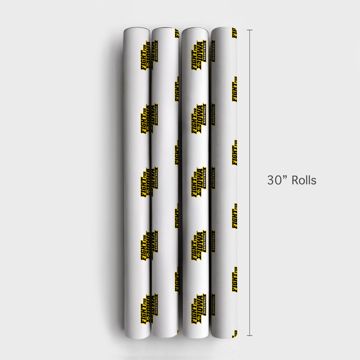 Fight For Iowa Basketball - Wrapping Paper - Aspen & Arlo