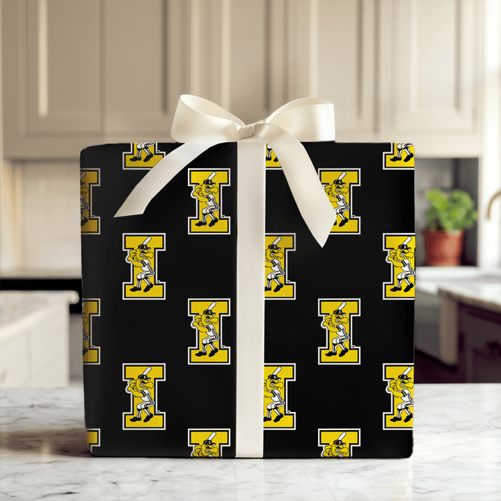 Herky at Bat - Wrapping Paper - Aspen & Arlo
