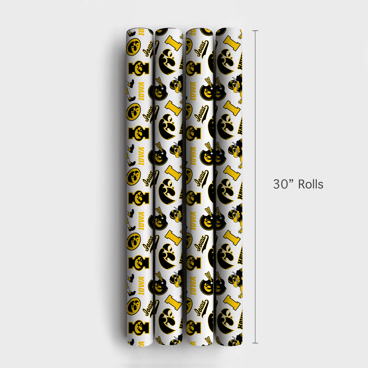 Iowa Football Collage - Wrapping Paper - Aspen & Arlo