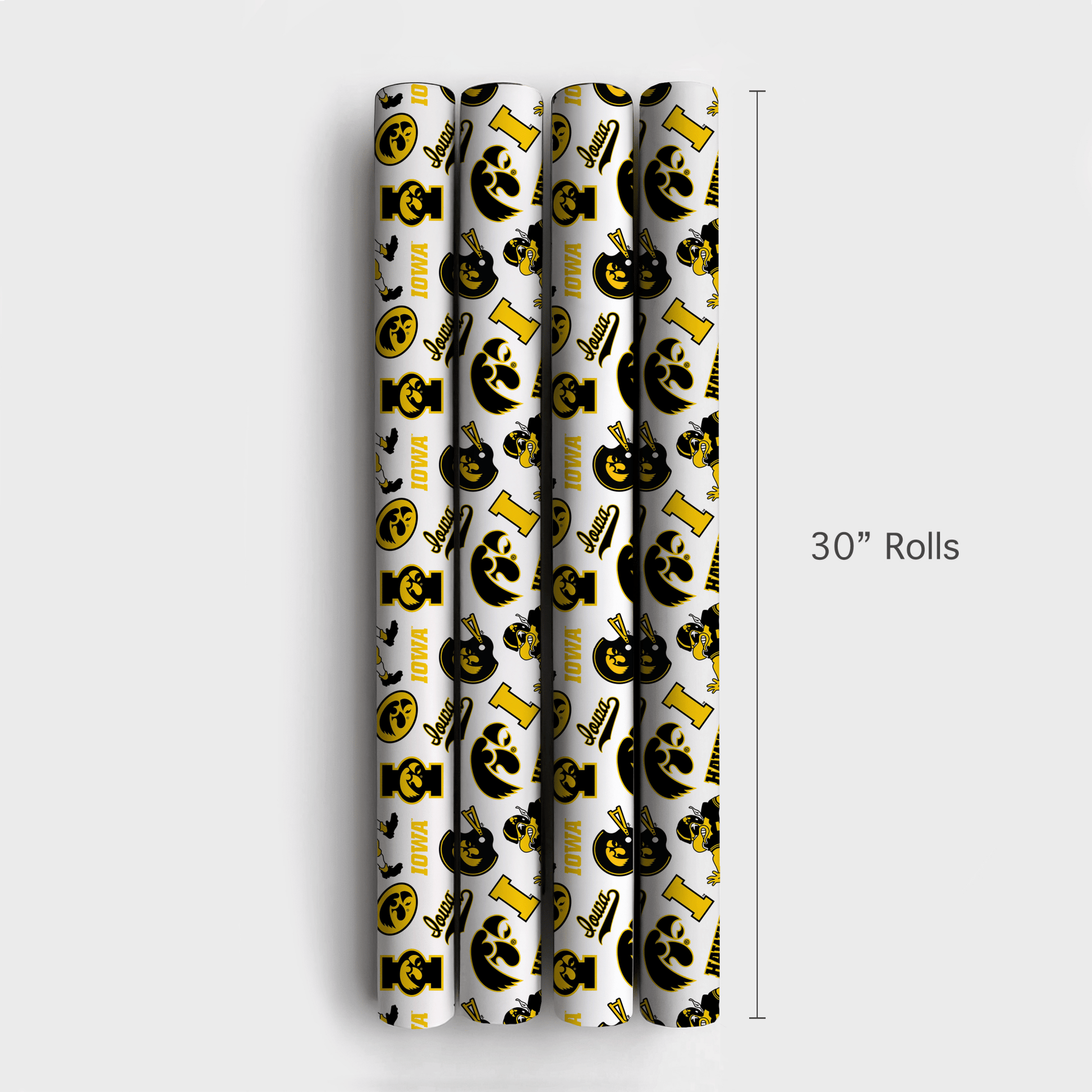 Iowa Football Collage - Wrapping Paper - Aspen & Arlo