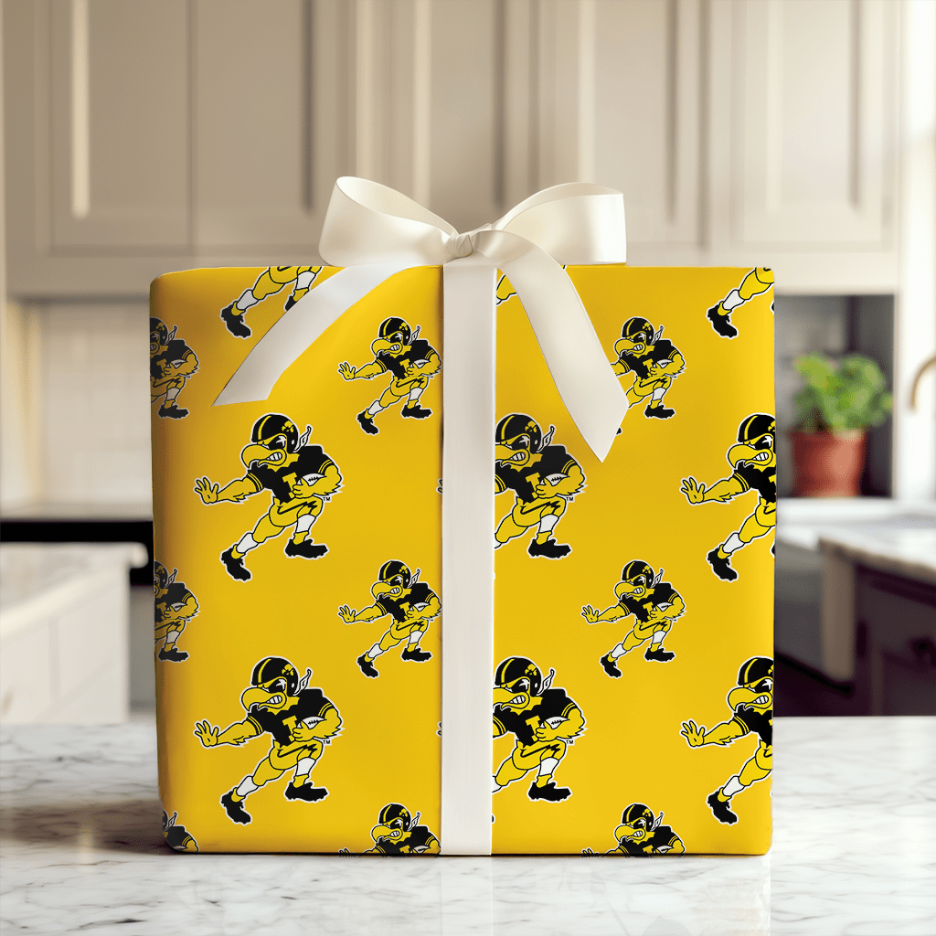 Iowa Rushing Eagle - Wrapping Paper - Aspen & Arlo