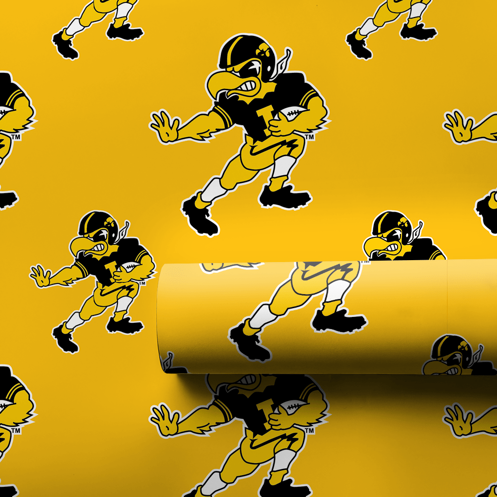 Iowa Rushing Eagle - Wrapping Paper - Aspen & Arlo