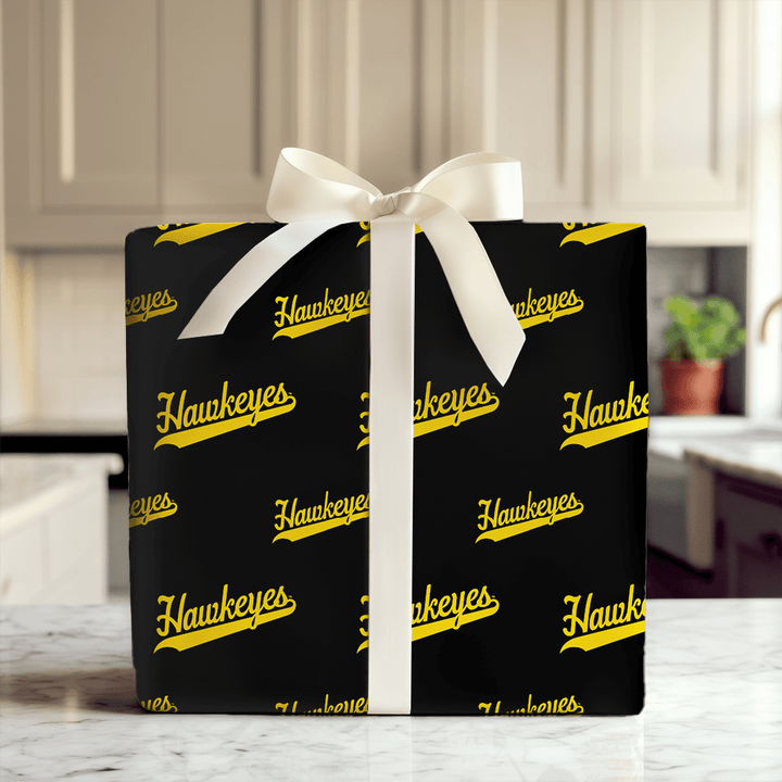 Hawkeyes Swoosh - Wrapping Paper - Aspen & Arlo