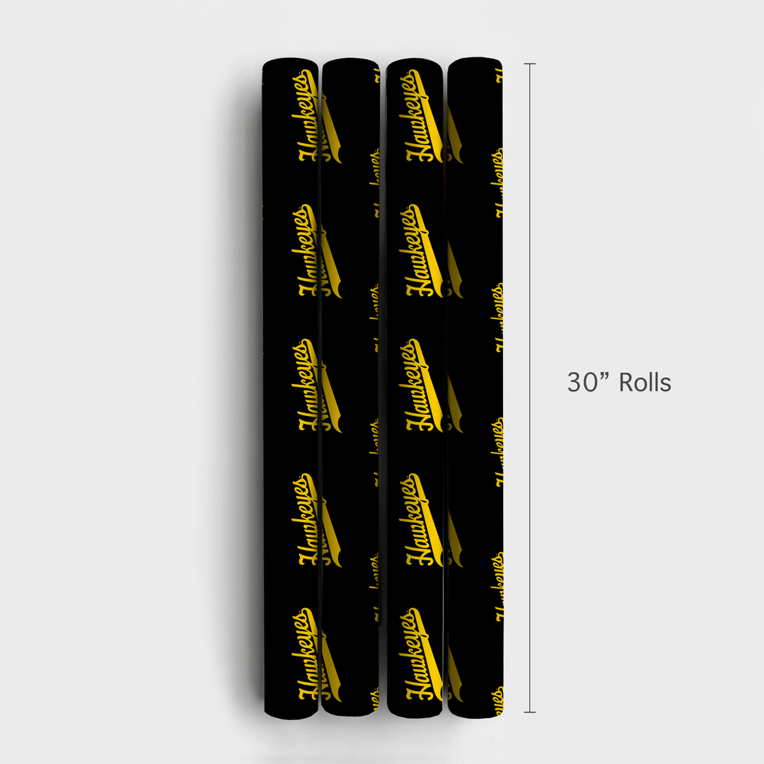 Hawkeyes Swoosh - Wrapping Paper - Aspen & Arlo