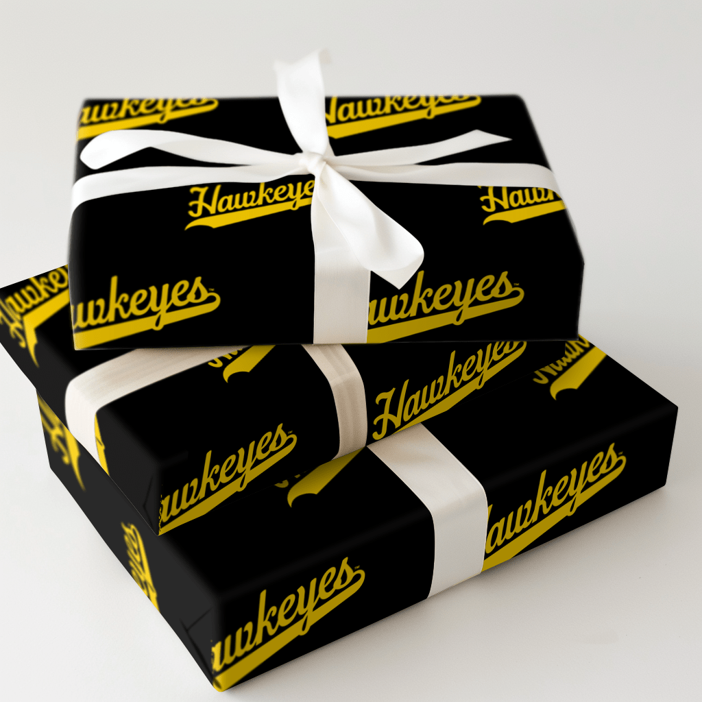 Hawkeyes Swoosh - Wrapping Paper - Aspen & Arlo