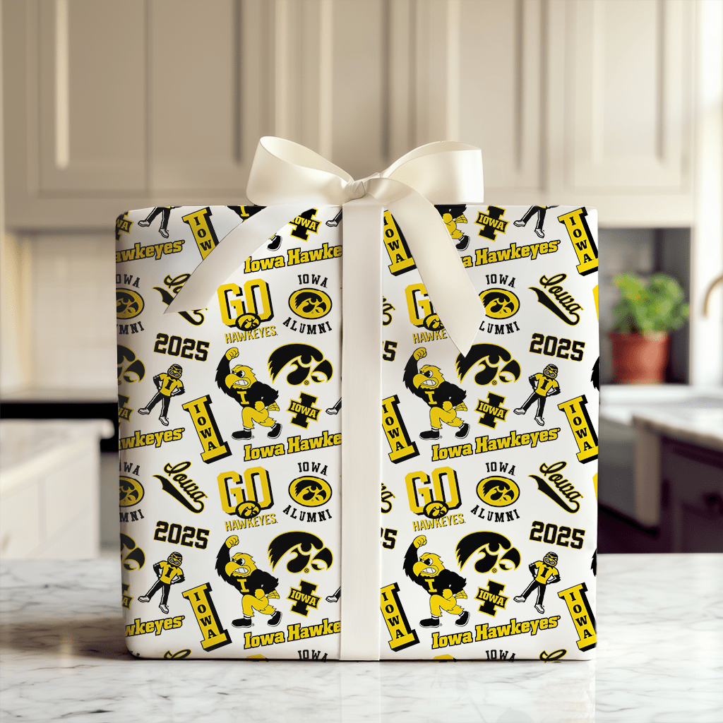 Iowa Grad Collage - Wrapping Paper - Aspen & Arlo