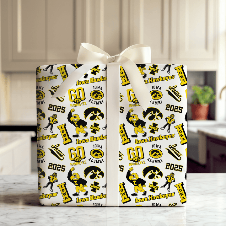 Iowa Grad Collage - Wrapping Paper - Aspen & Arlo