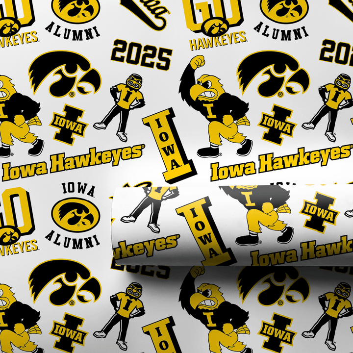 Iowa Grad Collage - Wrapping Paper - Aspen & Arlo