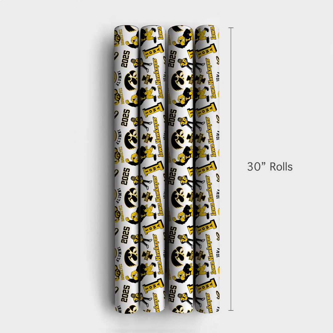 Iowa Grad Collage - Wrapping Paper - Aspen & Arlo