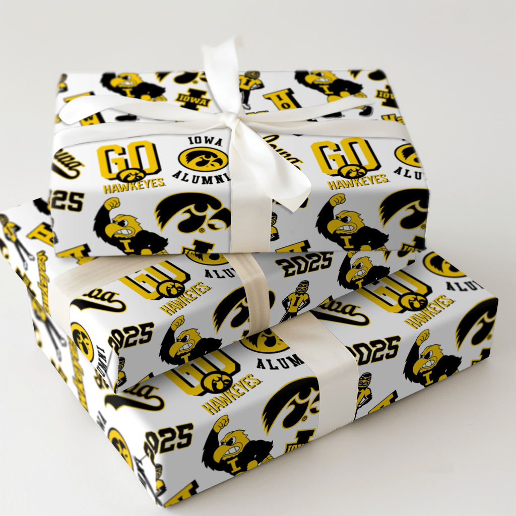 Iowa Grad Collage - Wrapping Paper - Aspen & Arlo