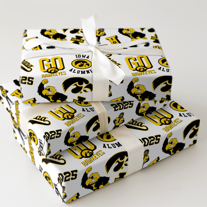 Iowa Grad Collage - Wrapping Paper - Aspen & Arlo