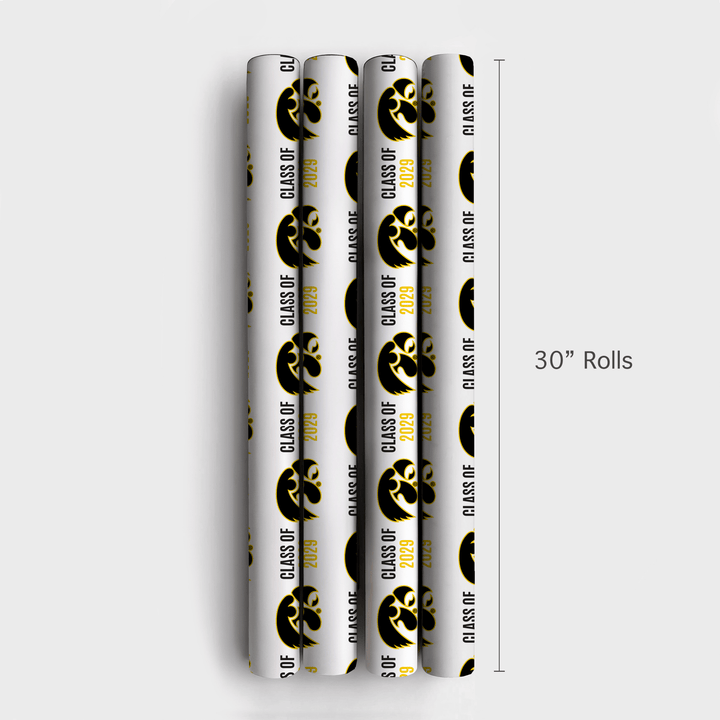 Iowa Class of 2029 - Wrapping Paper - Aspen & Arlo