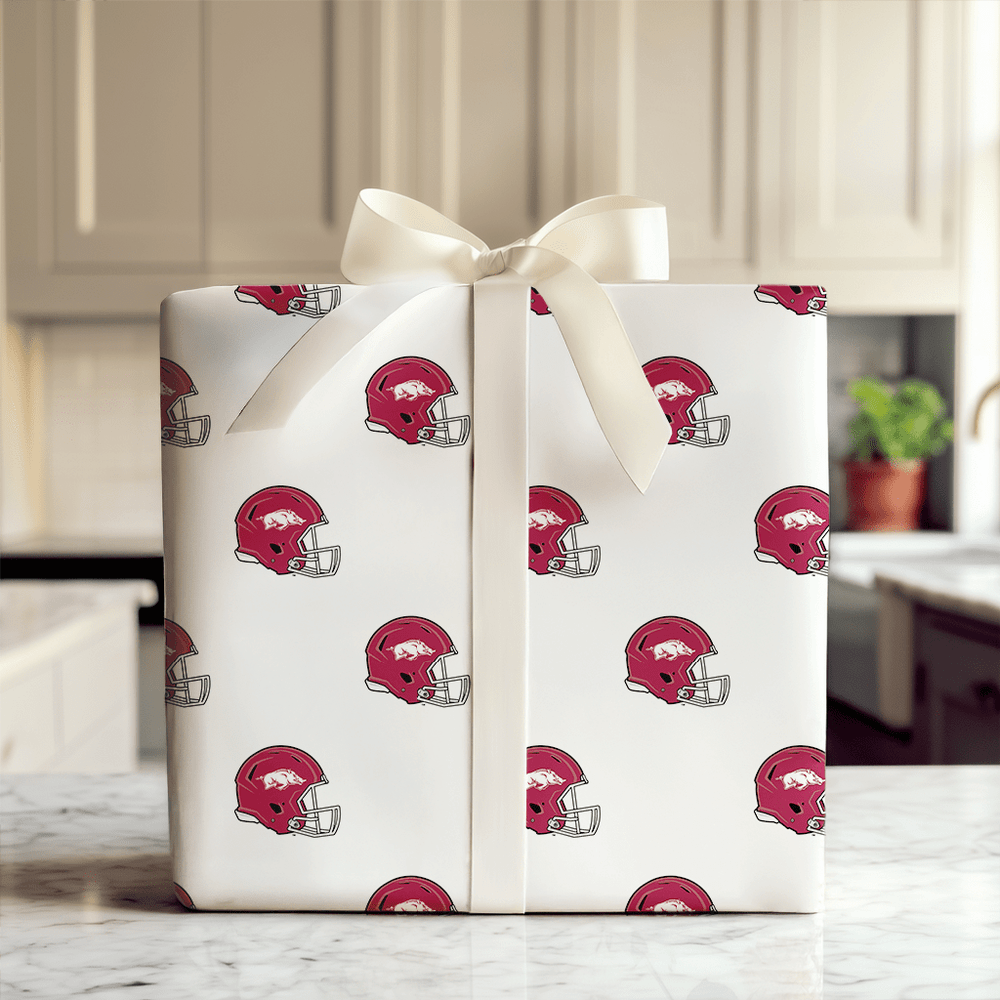 Arkansas Helmet - Wrapping Paper - Aspen & Arlo