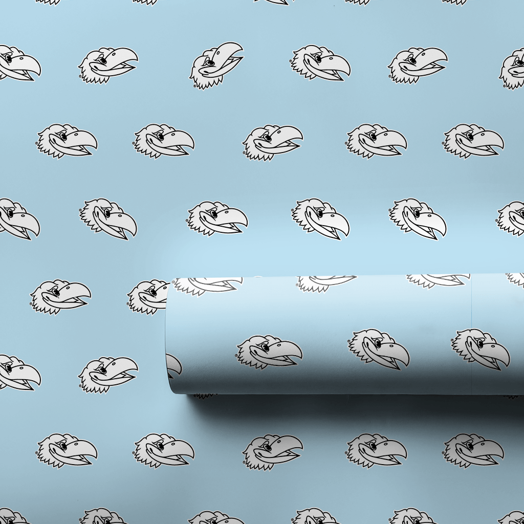 Baby Blue Hawks - Wrapping Paper - Aspen & Arlo