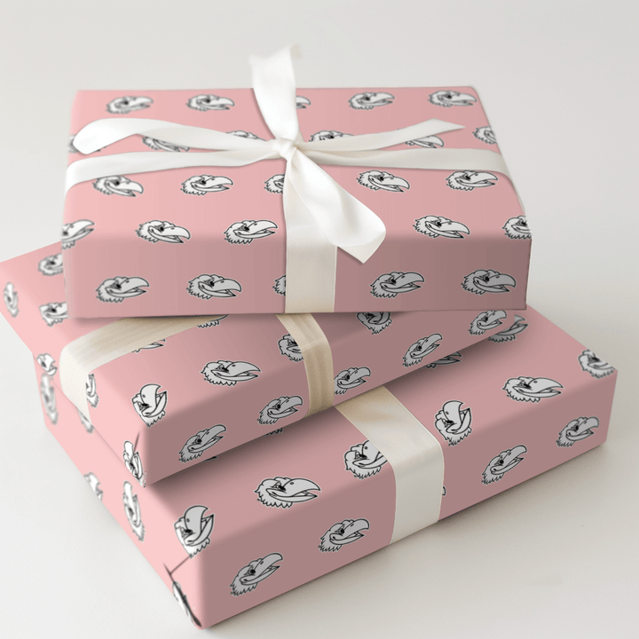 Baby Pink Hawk - Wrapping Paper - Aspen & Arlo